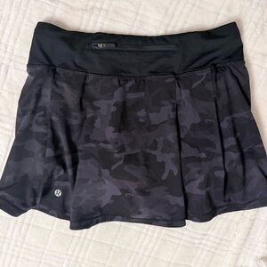 lululemon athletica Dark Camouflage Mini Skirt